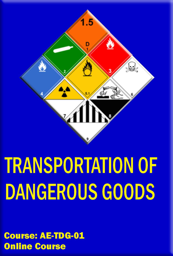 Transportation Of Dangerous Goods Training Course (TDG)